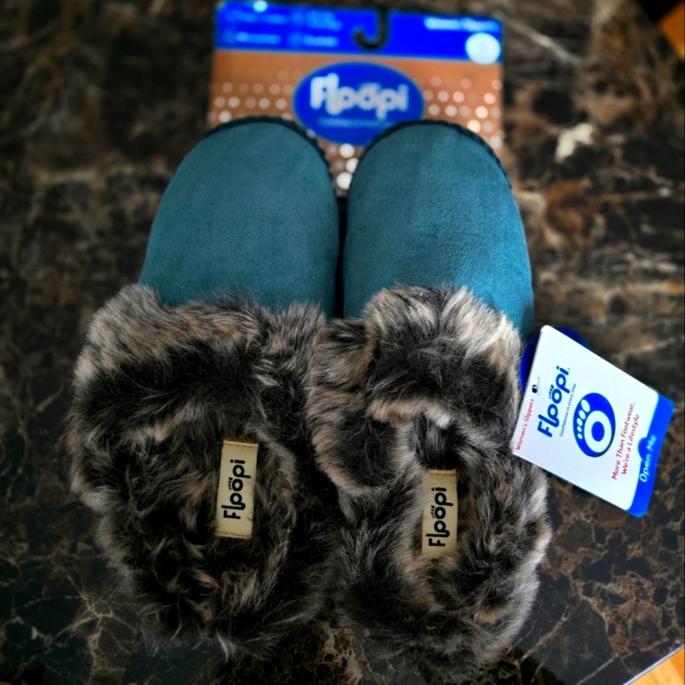 Floopi Selene Faux Suede Clog Slippers